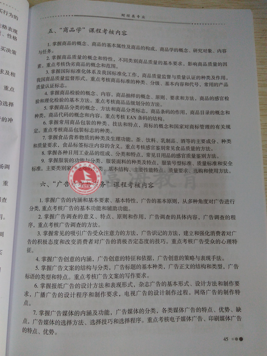 2017年辽宁专升本市场营销专业考试纲要（试行）4